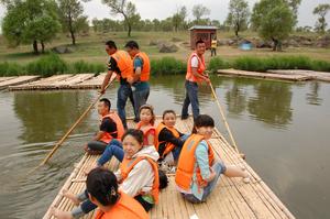 乌龙峡竹筏体验